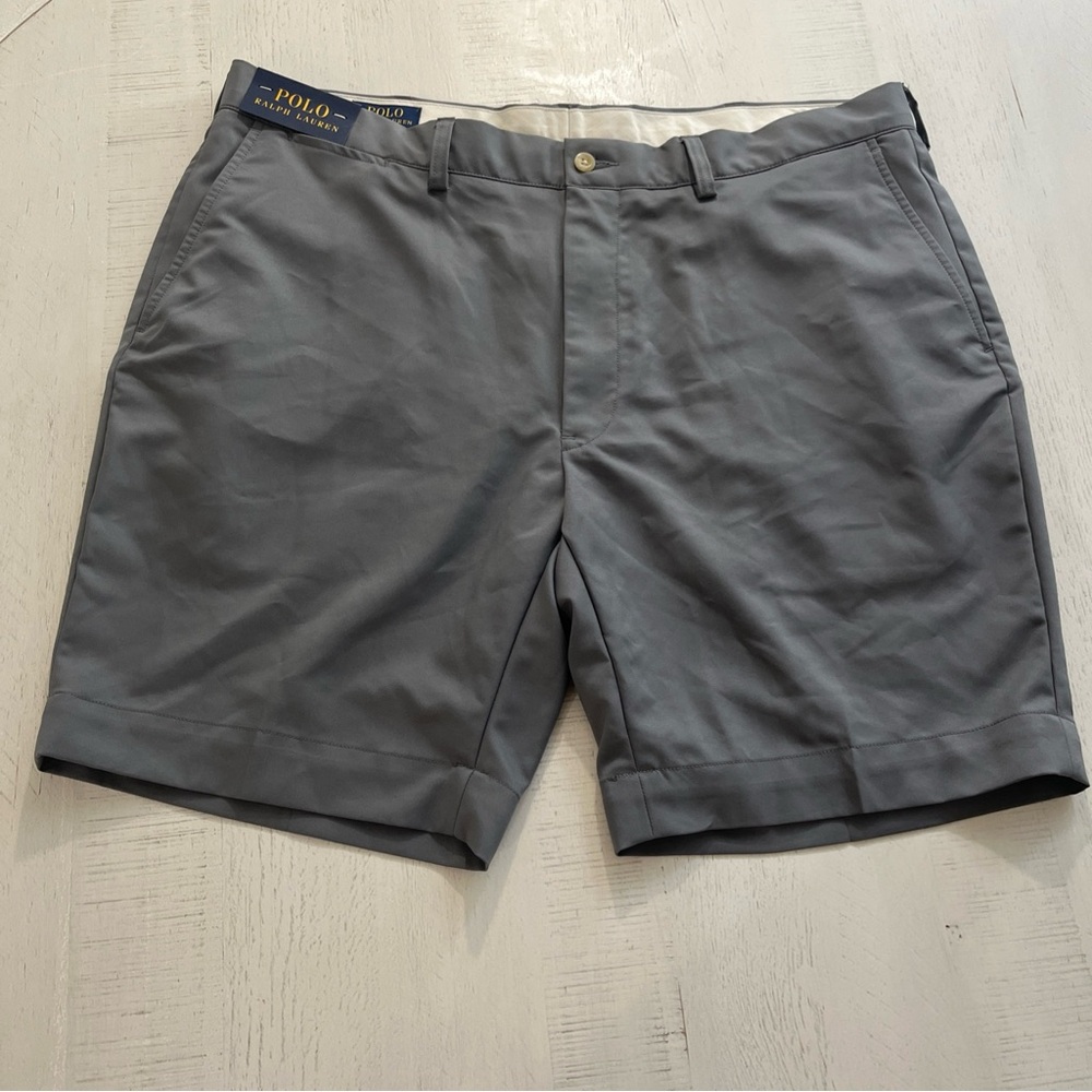 $115 Polo Ralph Lauren Logo Flat Classic Lightweight Polyester Golf Shorts 40